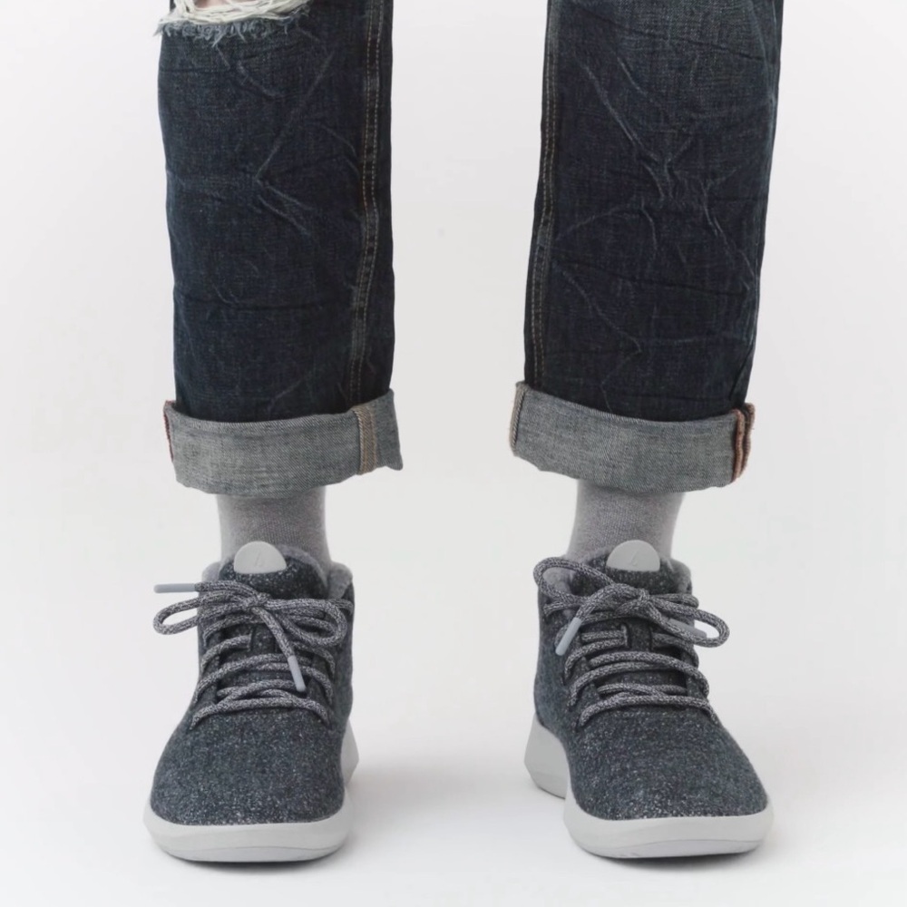 Allbirds Mizzles Wool Runner-Up Running Shoes Blue Mens 8